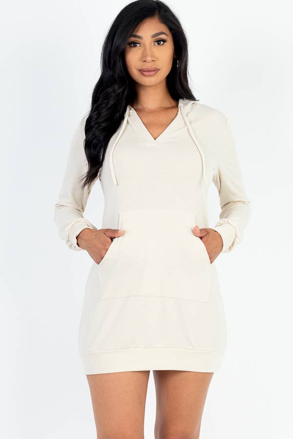 French Terry Hoodie Tunic
